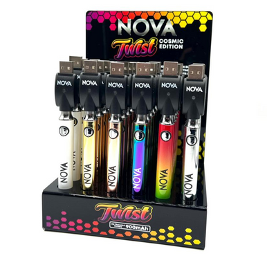 Nova Twist 900mAh Battery Cosmic Edition (price per battery) Fatty Fog Vape bar Nova Twist 900mAh Battery Cosmic Edition (price per battery) Fatty Fog Vape bar