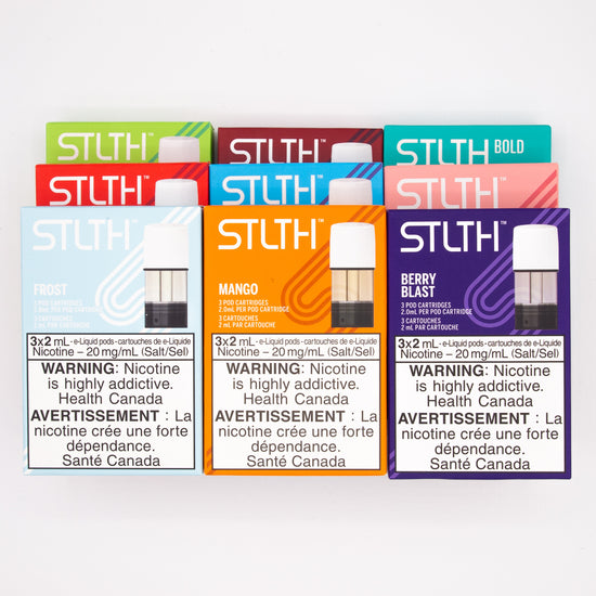 STLTH PODS & COMPATIBLE Pods (PACK OF 3 PODS) 20mg