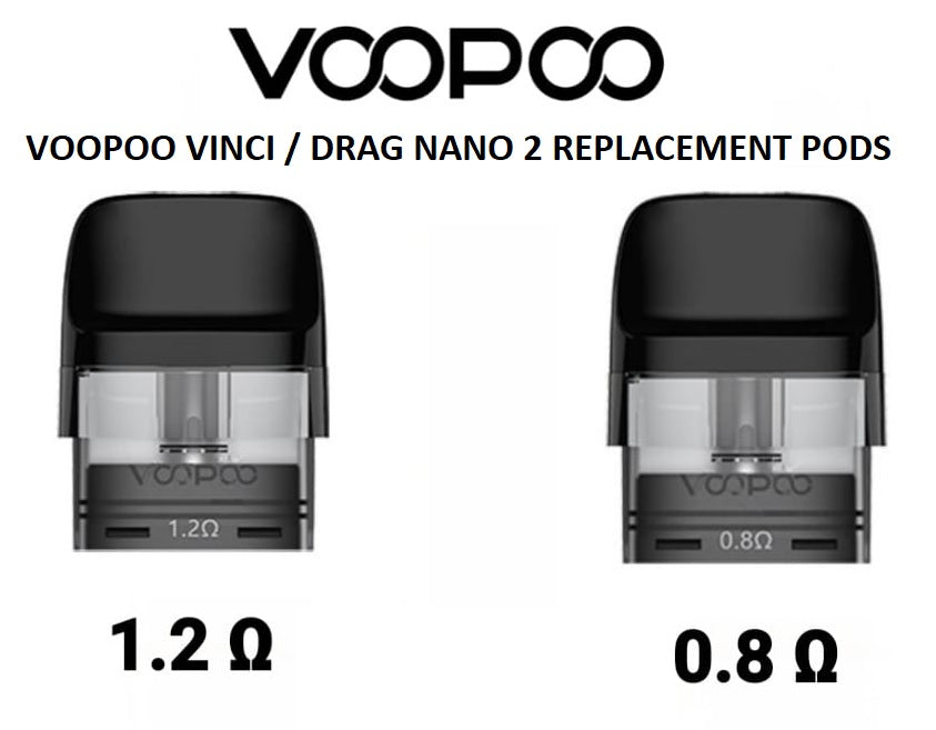 VOOPOO VINCI / DRAG NANO 2 REPLACEMENT POD - Price Per Pod Fatty Fog Vape bar VOOPOO VINCI / DRAG NANO 2 REPLACEMENT POD - Price Per Pod Fatty Fog Vape bar