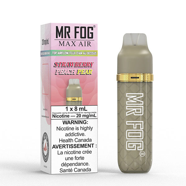 MR FOG MAX AIR DISPOSABLE - 2500 PUFFS - 8ML (Excise Tax Stamped) Fatty Fog Vape bar MR FOG MAX AIR DISPOSABLE - 2500 PUFFS - 8ML (Excise Tax Stamped) Fatty Fog Vape bar