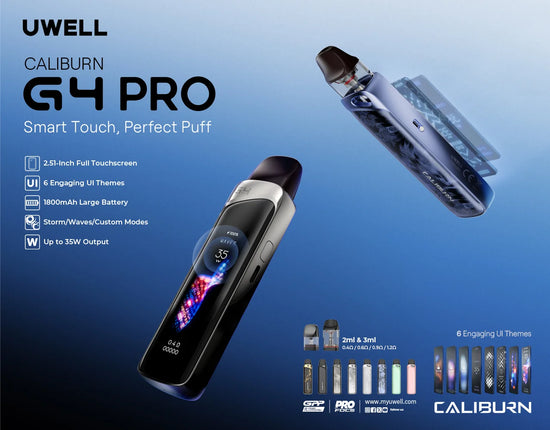*NEW* UWELL CALIBURN G4 PRO POD KIT