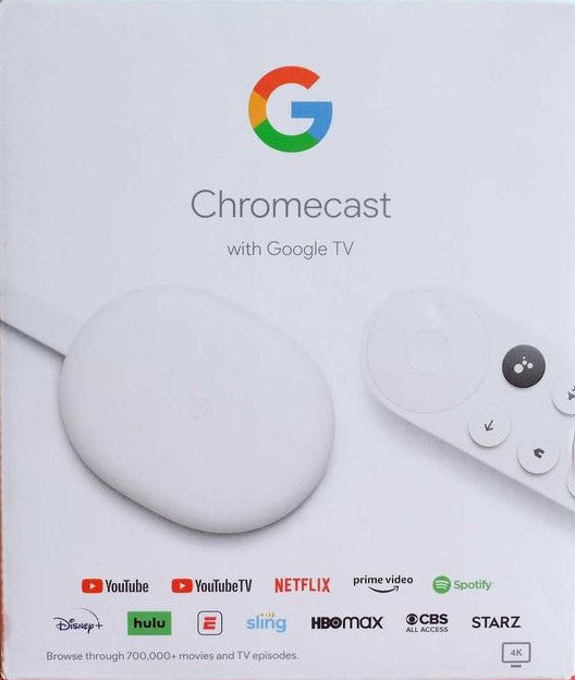 Google Chromecast with Google TV - Snow