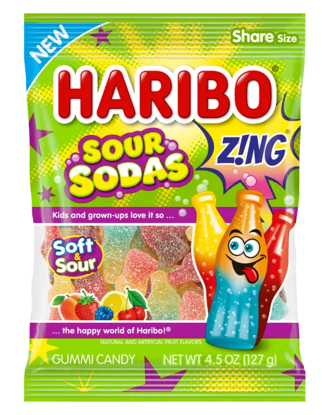 HARIBO - Sour Sodas 102g