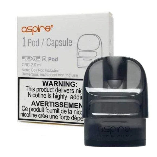ASPIRE FLEXUS Q EMPTY REPLACEMENT POD (1 PACK) [CRC]