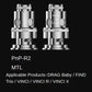 VOOPOO VINCI PNP COILS (PRICE PER COIL)