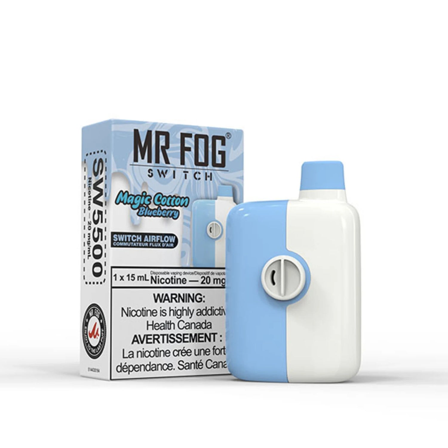 MR FOG SWITCH DISPOSABLE RECHARGEABLE VAPE - 5500 PUFFS - 15ML Fatty Fog Vape bar MR FOG SWITCH DISPOSABLE RECHARGEABLE VAPE - 5500 PUFFS - 15ML Fatty Fog Vape bar