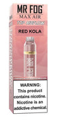 MR FOG MAX AIR DISPOSABLE - 2500 PUFFS - 8ML (Excise Tax Stamped)