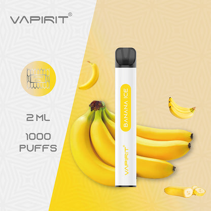 VAPIRIT DISPOSABLE  - 1000 Puff