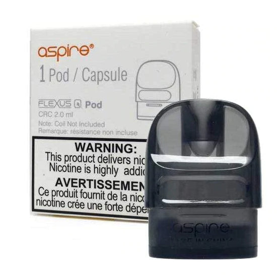 ASPIRE FLEXUS Q EMPTY REPLACEMENT POD (1 PACK) [CRC]