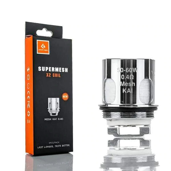 GEEKVAPE SUPER MESH REPLACEMENT COILS X1 & X2 (PRICE PER COIL)