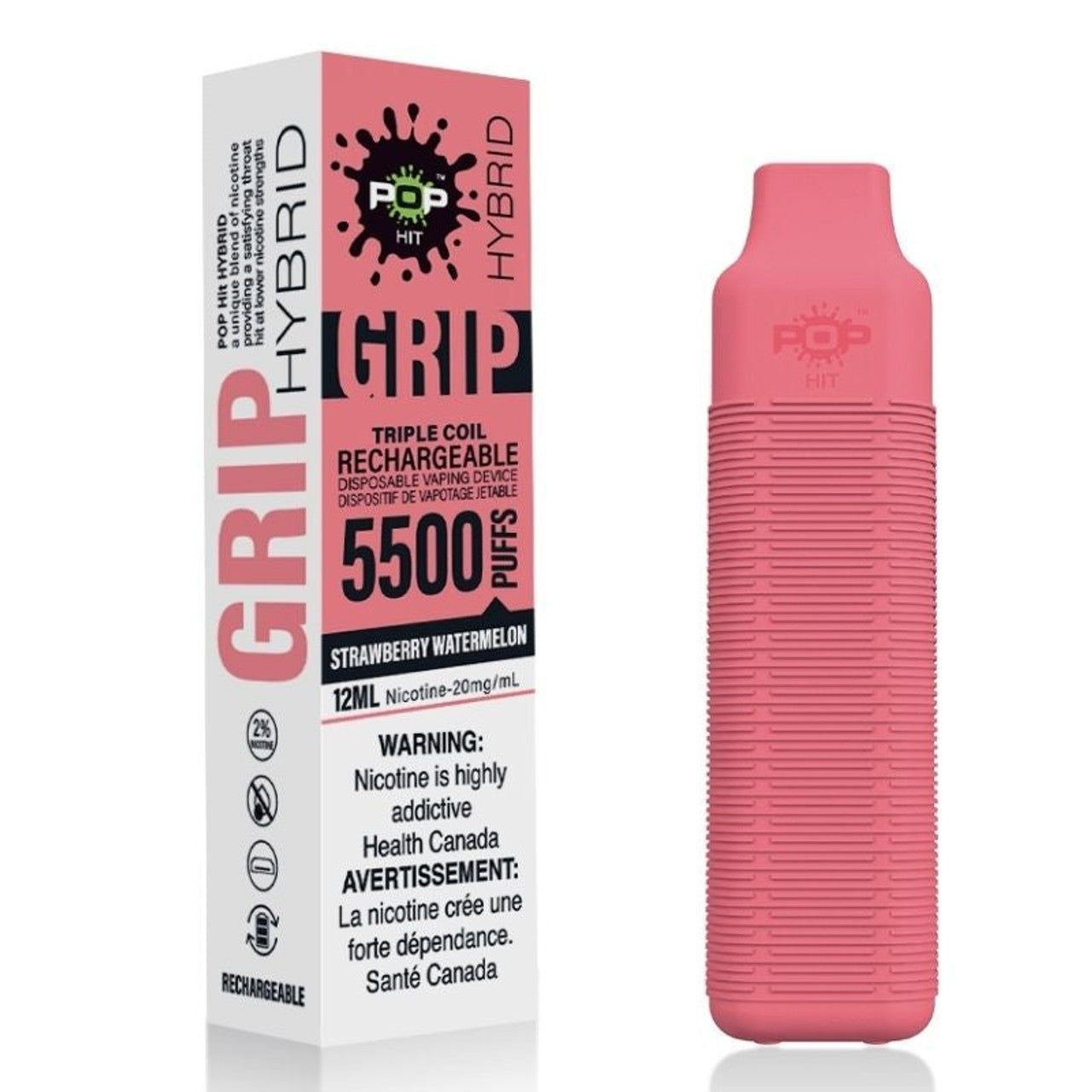 Pop Hybrid Grip 5500 Puff Rechargeable - 3̶5̶.9̶9̶ – Fatty Fog