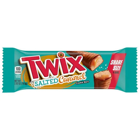 TWIX Cookie Bars, Salted Caramel, Share Size